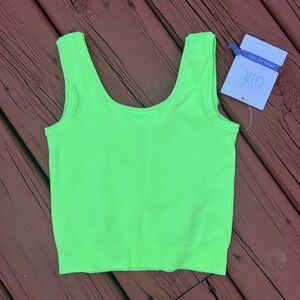 Athleta girl rise above rib tank